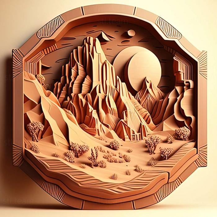 3D модель Игра Багровая пустыня (STL)